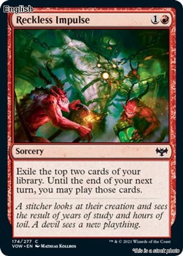 Reckless impulse vow - nm,